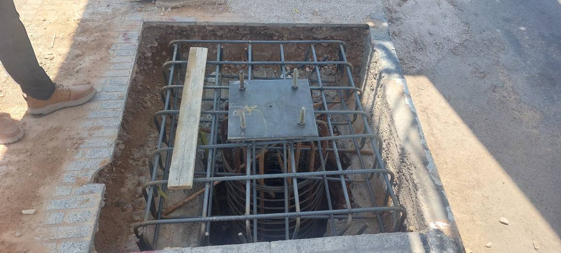 آرماتورگذاری شمع