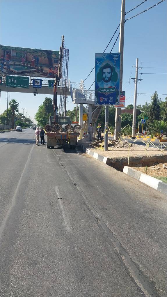 آرماتور بندی و حمل شمع ها