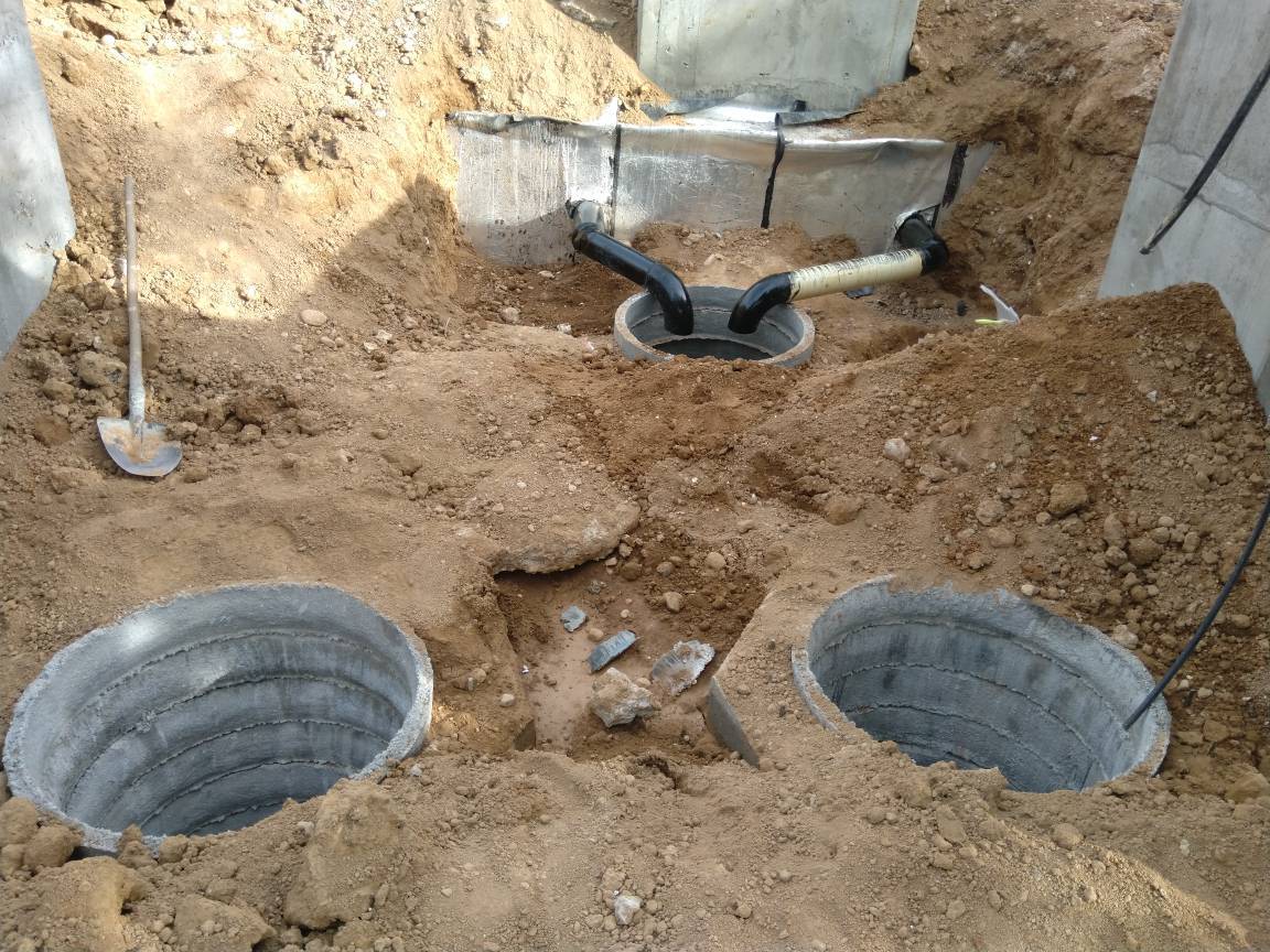 چاه پمپاژ و زهکش