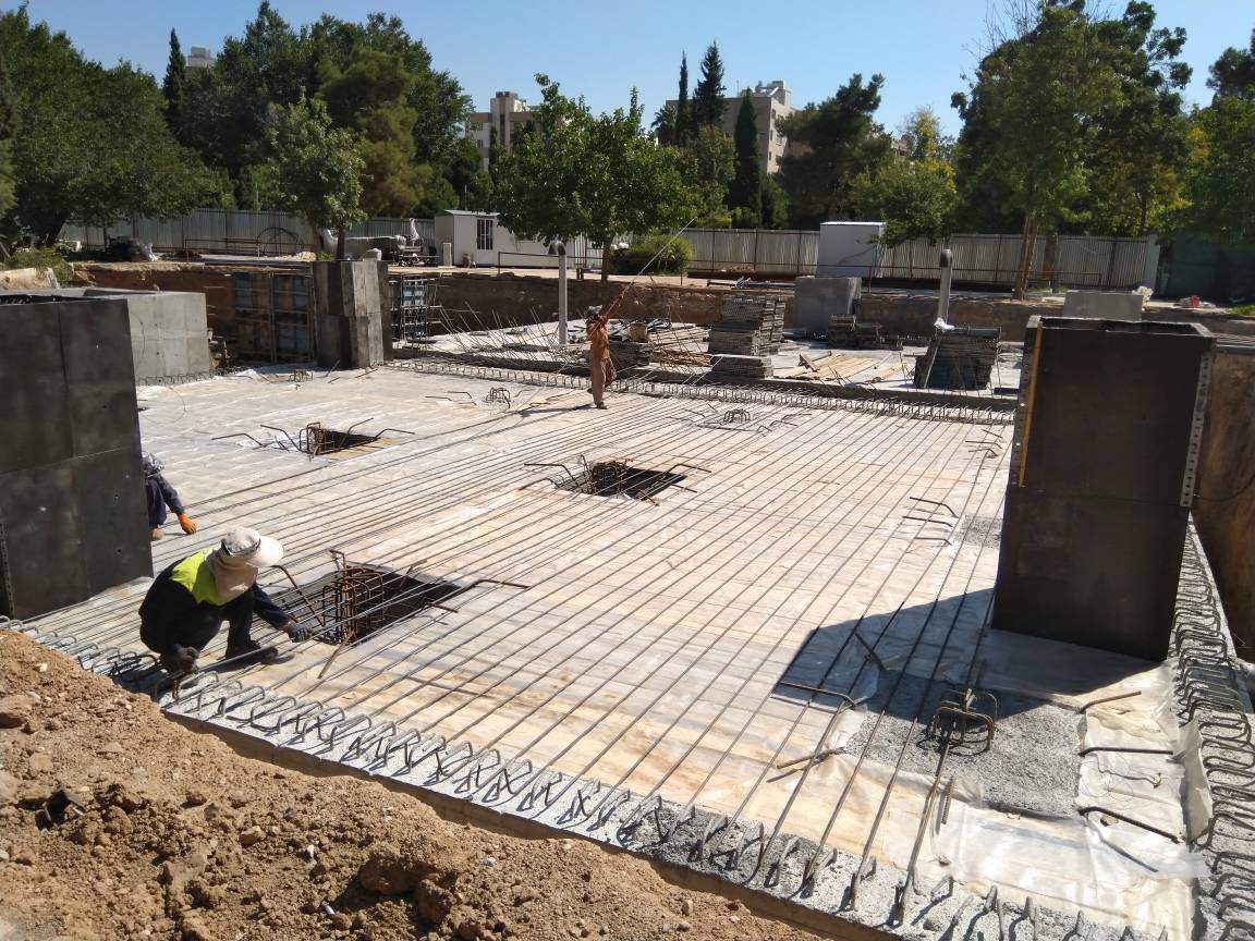 آرماتوربندی و قالب بندی کف سقف